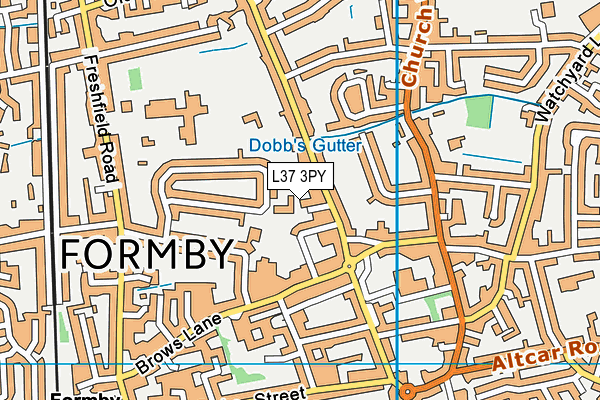 L37 3PY map - OS VectorMap District (Ordnance Survey)