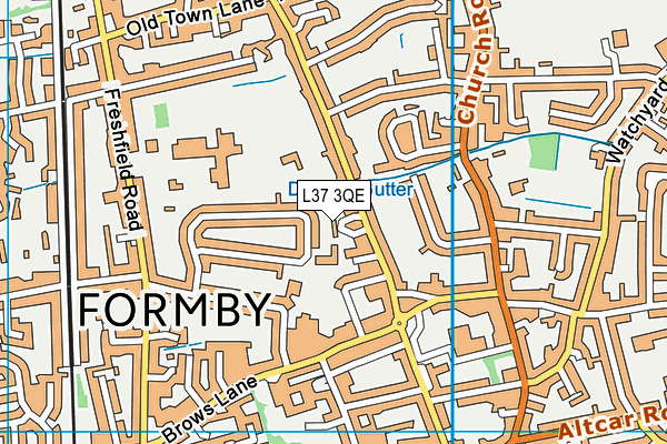 L37 3QE map - OS VectorMap District (Ordnance Survey)