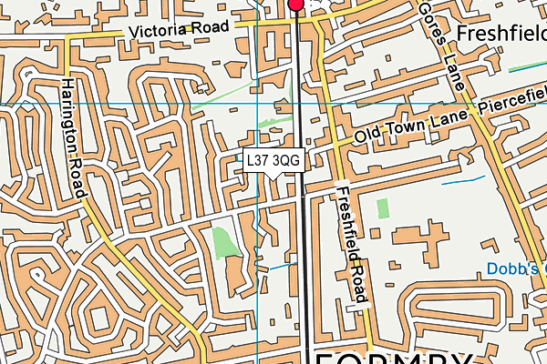 L37 3QG map - OS VectorMap District (Ordnance Survey)