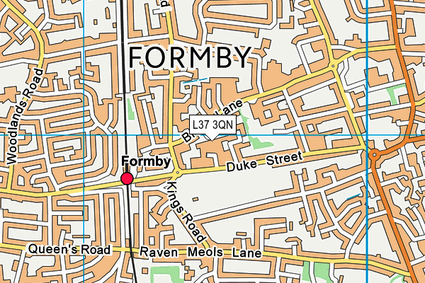 L37 3QN map - OS VectorMap District (Ordnance Survey)