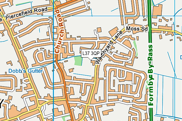 L37 3QP map - OS VectorMap District (Ordnance Survey)