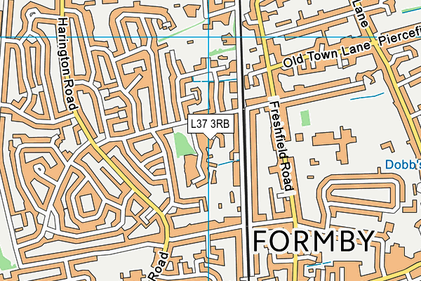 L37 3RB map - OS VectorMap District (Ordnance Survey)