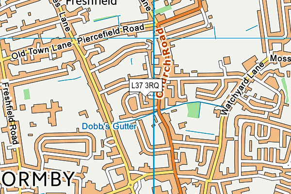 L37 3RQ map - OS VectorMap District (Ordnance Survey)