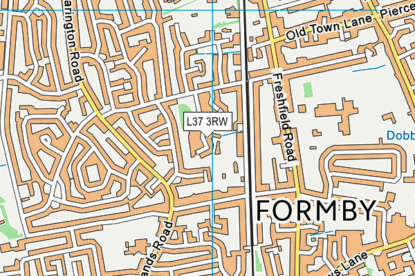 L37 3RW map - OS VectorMap District (Ordnance Survey)