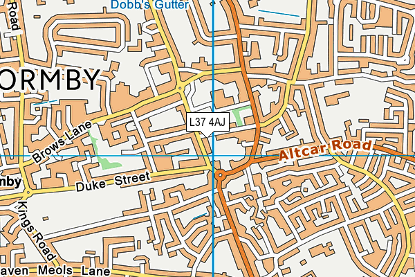 L37 4AJ map - OS VectorMap District (Ordnance Survey)