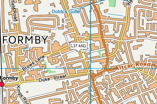 L37 4AQ map - OS VectorMap District (Ordnance Survey)