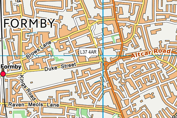 L37 4AR map - OS VectorMap District (Ordnance Survey)