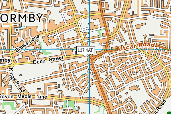 L37 4AT map - OS VectorMap District (Ordnance Survey)