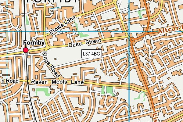 L37 4BG map - OS VectorMap District (Ordnance Survey)