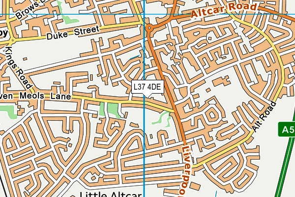 L37 4DE map - OS VectorMap District (Ordnance Survey)