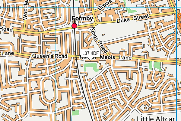 L37 4DF map - OS VectorMap District (Ordnance Survey)