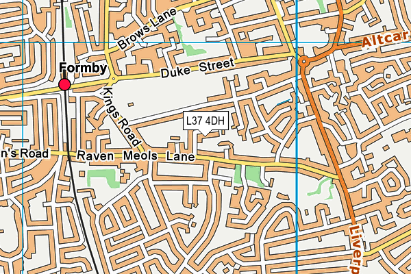 L37 4DH map - OS VectorMap District (Ordnance Survey)