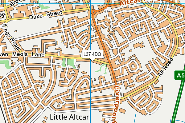 L37 4DQ map - OS VectorMap District (Ordnance Survey)