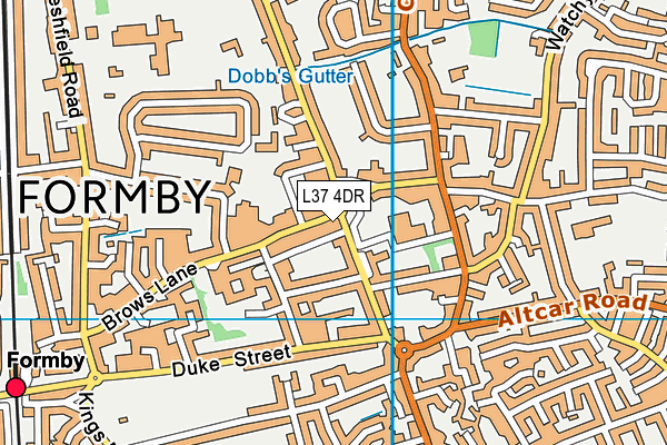 L37 4DR map - OS VectorMap District (Ordnance Survey)