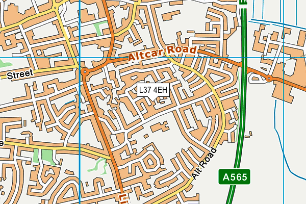 L37 4EH map - OS VectorMap District (Ordnance Survey)