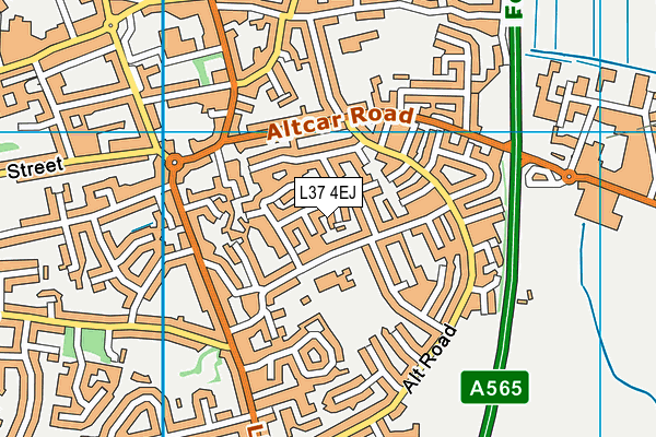 L37 4EJ map - OS VectorMap District (Ordnance Survey)