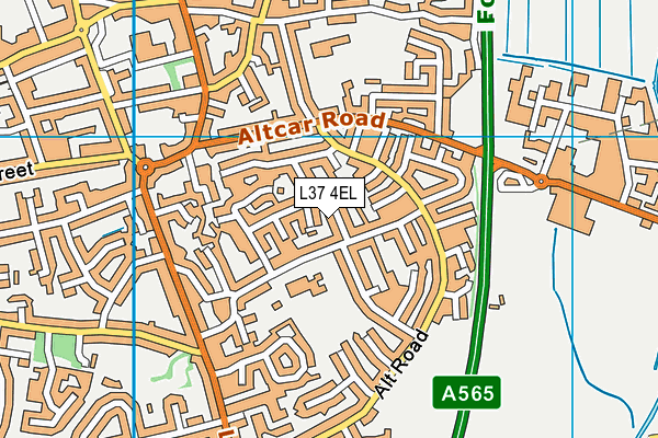 L37 4EL map - OS VectorMap District (Ordnance Survey)