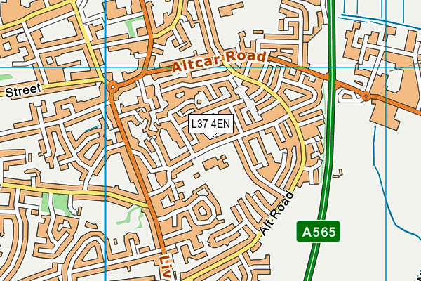 L37 4EN map - OS VectorMap District (Ordnance Survey)