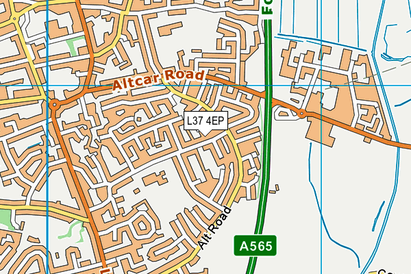 L37 4EP map - OS VectorMap District (Ordnance Survey)