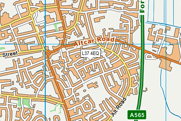 L37 4EQ map - OS VectorMap District (Ordnance Survey)