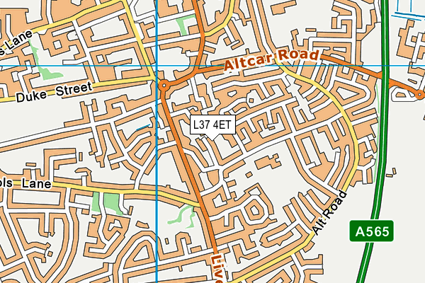 L37 4ET map - OS VectorMap District (Ordnance Survey)