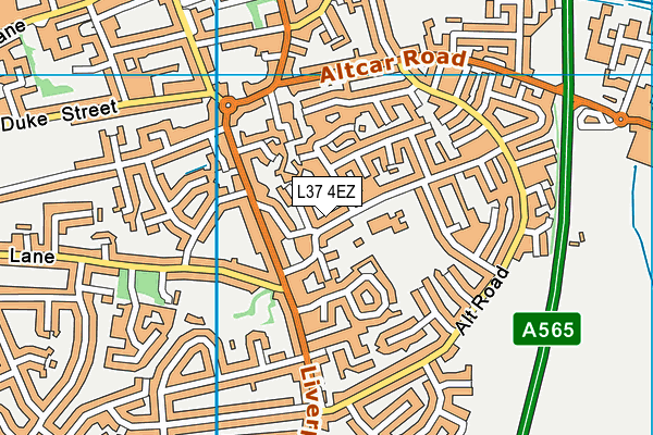 L37 4EZ map - OS VectorMap District (Ordnance Survey)