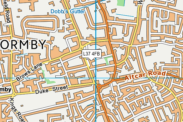 L37 4FB map - OS VectorMap District (Ordnance Survey)