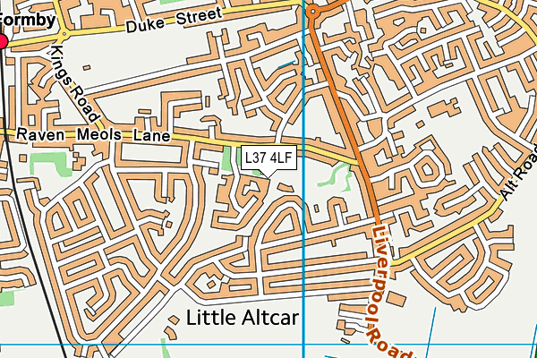 L37 4LF map - OS VectorMap District (Ordnance Survey)