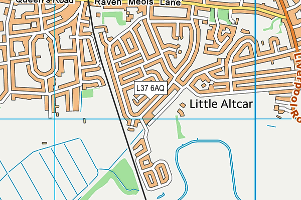 L37 6AQ map - OS VectorMap District (Ordnance Survey)
