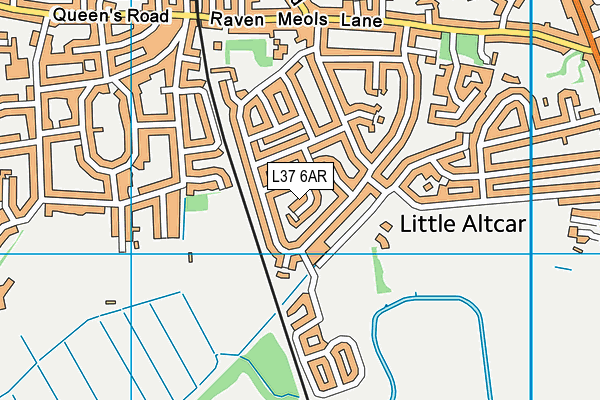 L37 6AR map - OS VectorMap District (Ordnance Survey)