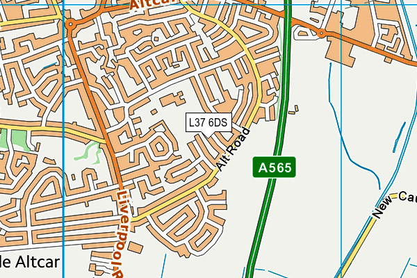 L37 6DS map - OS VectorMap District (Ordnance Survey)