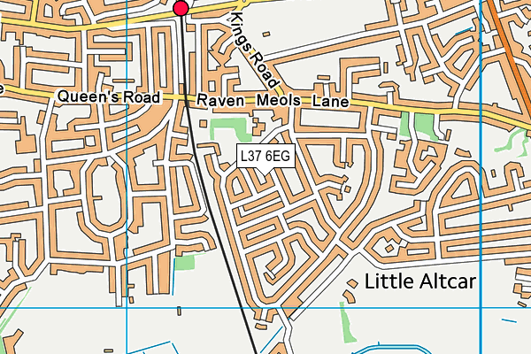 L37 6EG map - OS VectorMap District (Ordnance Survey)