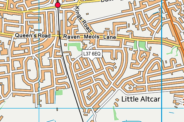 L37 6EQ map - OS VectorMap District (Ordnance Survey)