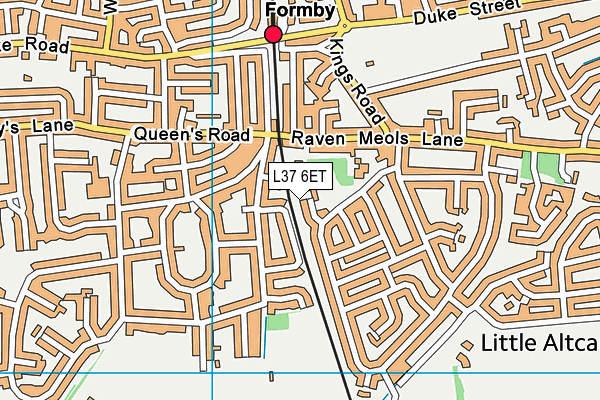 L37 6ET map - OS VectorMap District (Ordnance Survey)