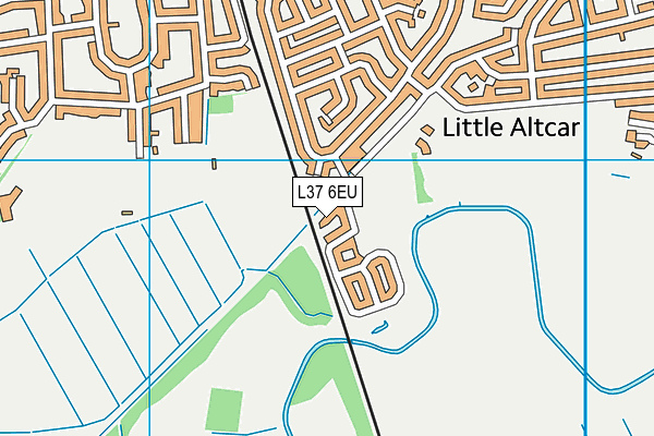 L37 6EU map - OS VectorMap District (Ordnance Survey)