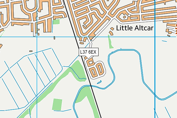 L37 6EX map - OS VectorMap District (Ordnance Survey)