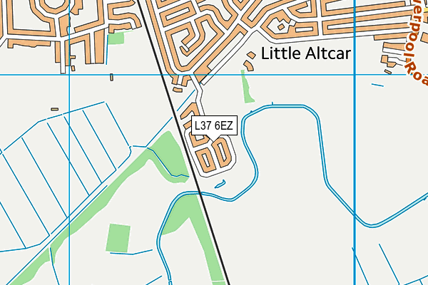 L37 6EZ map - OS VectorMap District (Ordnance Survey)