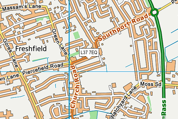 L37 7EQ map - OS VectorMap District (Ordnance Survey)