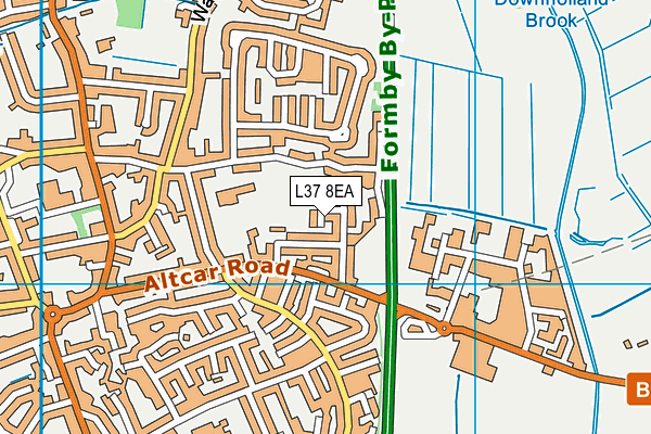 L37 8EA map - OS VectorMap District (Ordnance Survey)