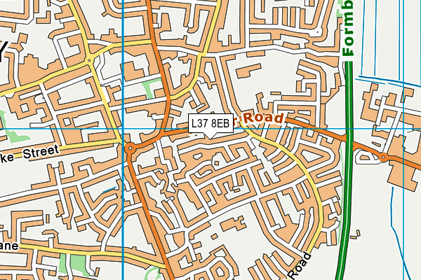 L37 8EB map - OS VectorMap District (Ordnance Survey)