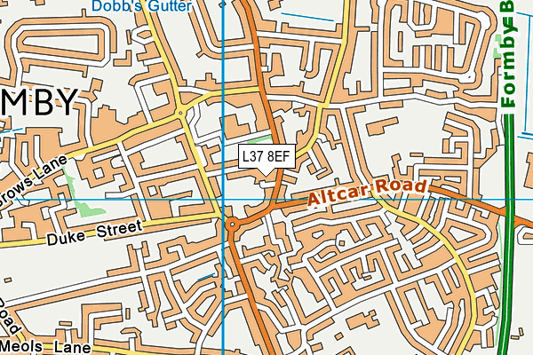 L37 8EF map - OS VectorMap District (Ordnance Survey)