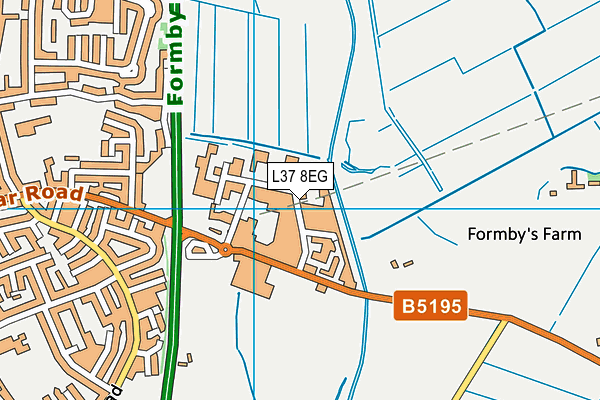 L37 8EG map - OS VectorMap District (Ordnance Survey)