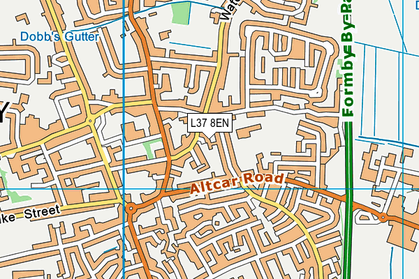 L37 8EN map - OS VectorMap District (Ordnance Survey)