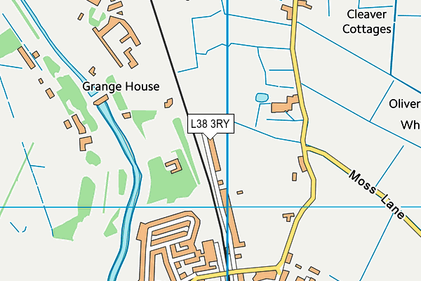 L38 3RY map - OS VectorMap District (Ordnance Survey)