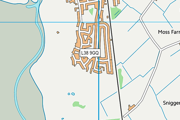 L38 9GQ map - OS VectorMap District (Ordnance Survey)