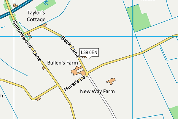 L39 0EN map - OS VectorMap District (Ordnance Survey)