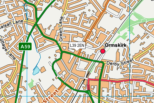 L39 2EN map - OS VectorMap District (Ordnance Survey)