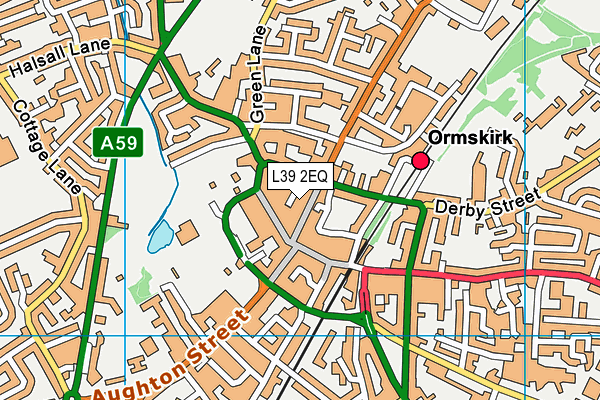 L39 2EQ map - OS VectorMap District (Ordnance Survey)