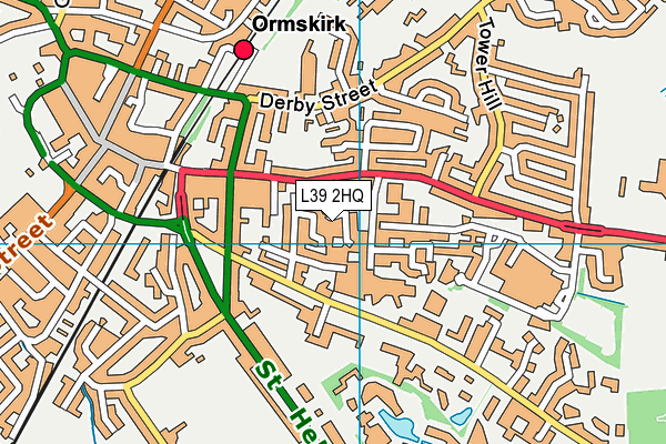 L39 2HQ map - OS VectorMap District (Ordnance Survey)