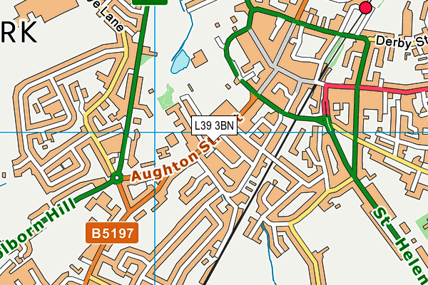 L39 3BN map - OS VectorMap District (Ordnance Survey)